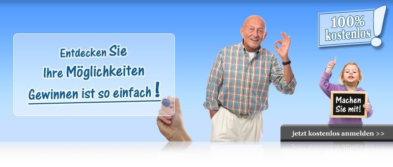 Endecken Sie Ihre Möglichkeiten. Gewinnen ist so einfach bei 1001 Gewinne.de